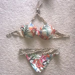 Victoria Secret Leopard Floral Bikini